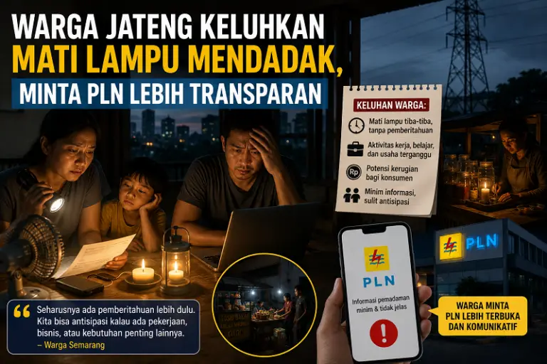 warga-jateng-keluhkan-mati-lampu-mendadak-minta-pln-lebih-transparan