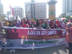 Kota Medan Diramaikan 2 Aksi Unjuk Rasa Lokasi di Lapangan Merdeka&amp;Kantor DPRD Sumut