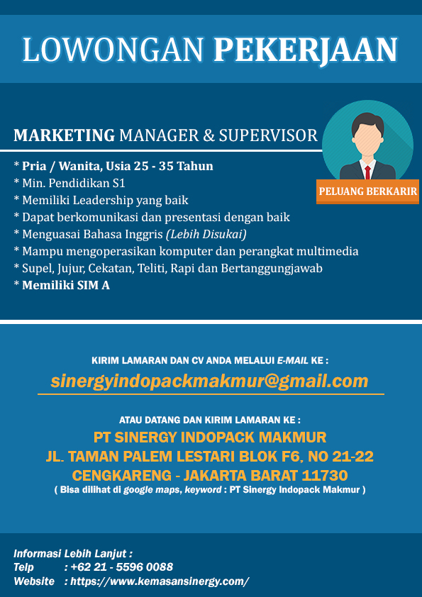 Lowongan Pekerjaan Marketing Manager