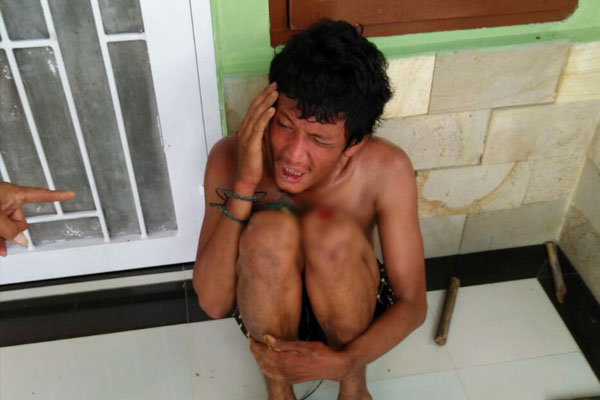 Masuk Kedalam Rumah, Indra Bonyok Dimassa