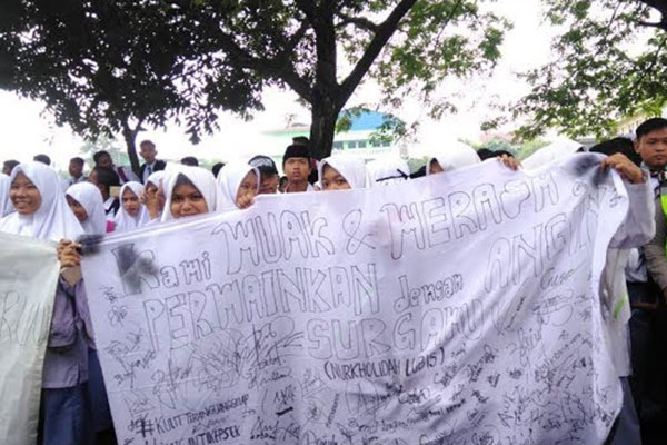Alumni Dan Siswa MAPN 4 Medan Minta Kepala Sekolah Mundur