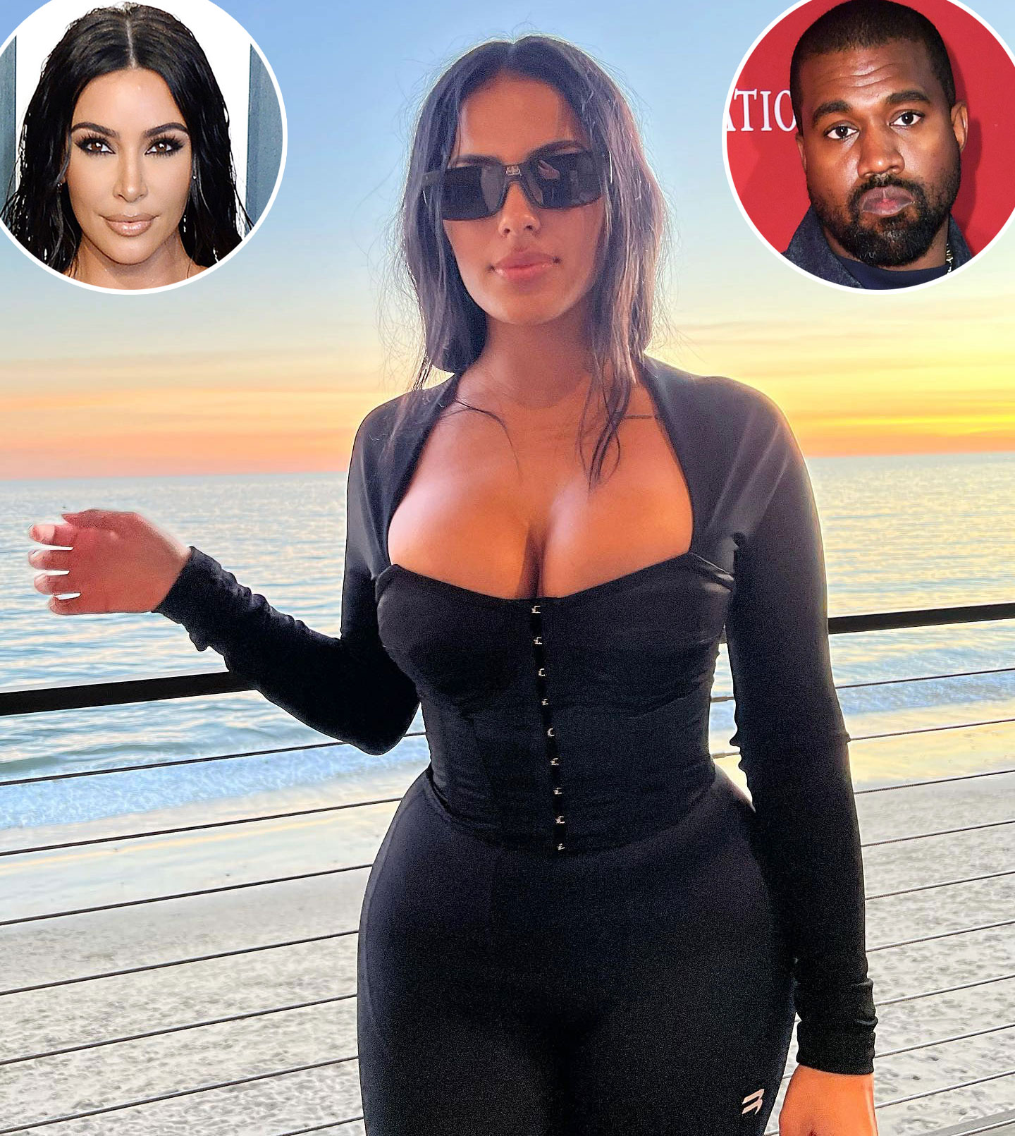 Kanye West Pamer Foto Pacar Baru Chaney Jones, Selebgram Mirip Kim Kardashian