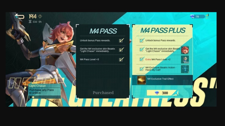 Bocoran M4 Battle Pass Beatrix: Cara Mendapatkan, Detail Pengiriman, dan Lainnya