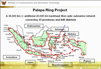 Memkominfo Resmikan Groundbreaking Palapa Ring di Sulawesi 