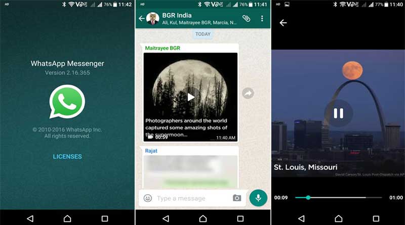 WhatsApp Tambahkan Fitur Video Streming dan Dukungan Untuk File GIF