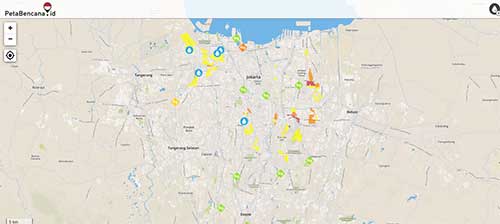 Warga Jakarta Semakin Mudah Pantau Banjir Secara Online