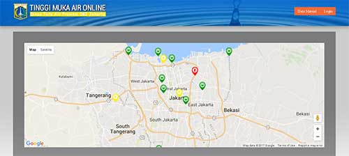 Warga Jakarta Semakin Mudah Pantau Banjir Secara Online