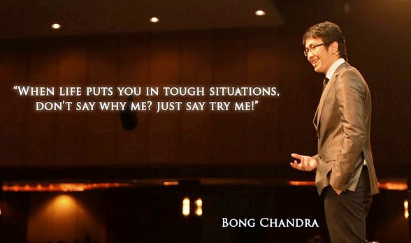 Bong Chandra, Sang motivator termuda se-Asia