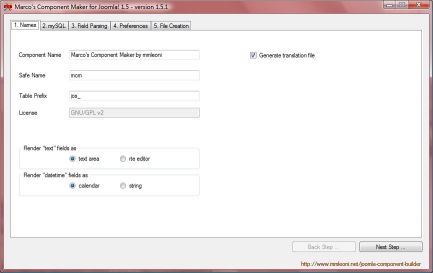 &#91;Share&#93;Membuat Component Joomla Menggunakan Marco&#039;s Component Maker