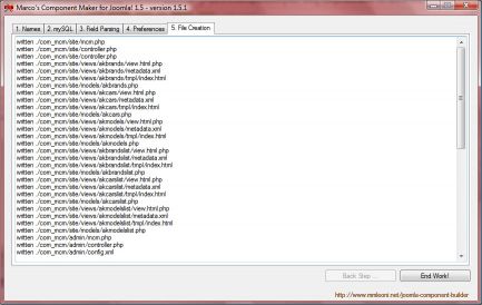 &#91;Share&#93;Membuat Component Joomla Menggunakan Marco&#039;s Component Maker