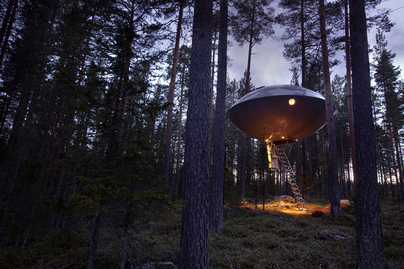 Treehotel, Hotel Ramah Lingkungan di Tengah Hutan Boreal Swedia