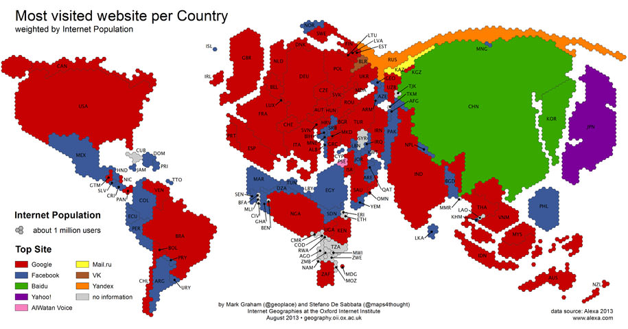 40 Peta yang Akan Membantu untuk Memahami Dunia Lebih Baik