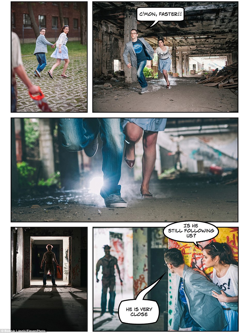 FOTO PREWEDDING KREATIF ALA KOMIK DARI HUNGARIA, PATUT DICOBA GAN