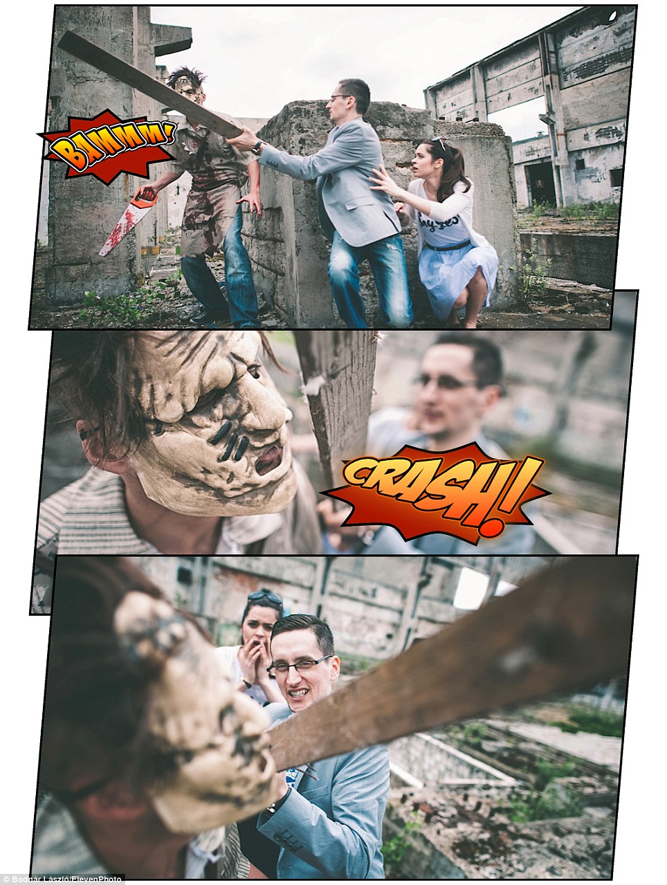 FOTO PREWEDDING KREATIF ALA KOMIK DARI HUNGARIA, PATUT DICOBA GAN