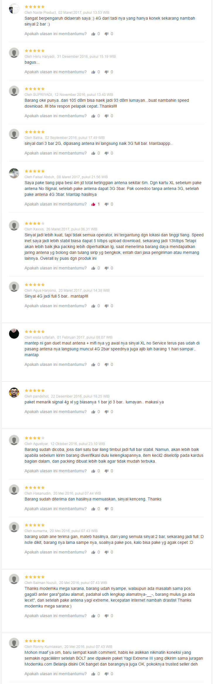 Kumpulan Testimonial Feedback Sofingi Modemkucom KASKUS