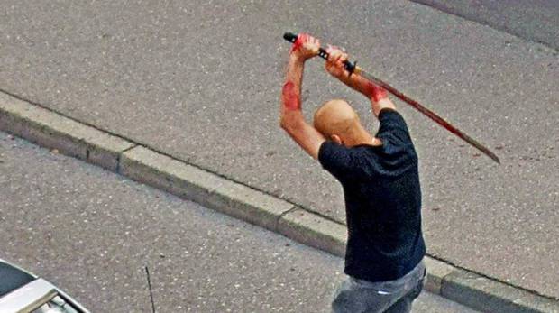 Asylum seeker murders his flatmate with samurai sword after he discovers his 