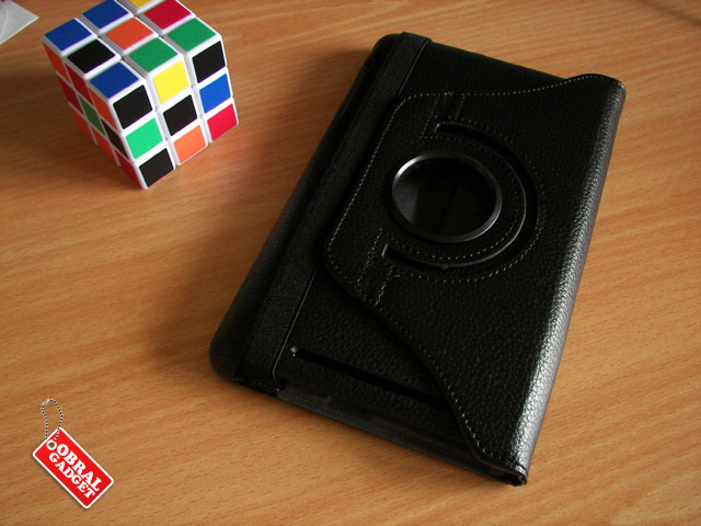 Anti Gores Glare Silicon Soft Jelly Case Leather Flip Portfolio Rotary Google Nexus 7