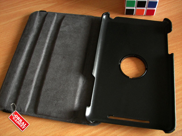 Anti Gores Glare Silicon Soft Jelly Case Leather Flip Portfolio Rotary Google Nexus 7