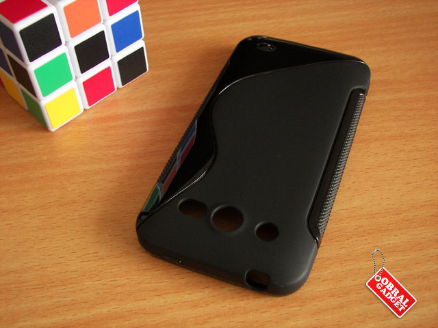 Silicon Jelly Soft Hard Leather Flip Case Huawei Ascend P6 Honor U8860 3C Y511 Mate