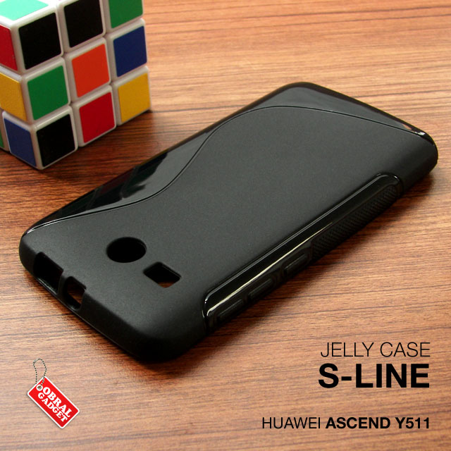 Silicon Jelly Soft Hard Leather Flip Case Huawei Ascend P6 Honor U8860 3C Y511 Mate