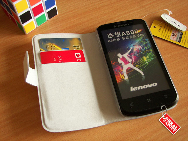 Anti Gores Glare, Case Hard Jelly Softcase, Silicon, Leather Flip Lenovo A690 A800