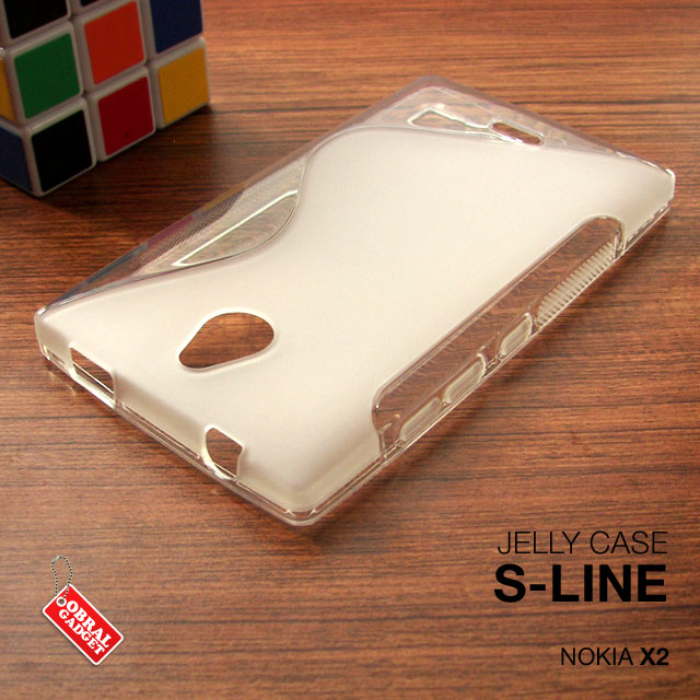 Silicon Jelly Soft Leather Flip Case Cover Nokia X X2 XL Lumia 520 530 630 620 625 N9