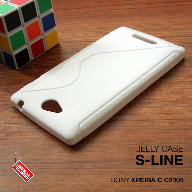 Soft Silicon Jelly Hard Leather Flip Case Cover Sony Xperia C E M L SP Neo-L Miro