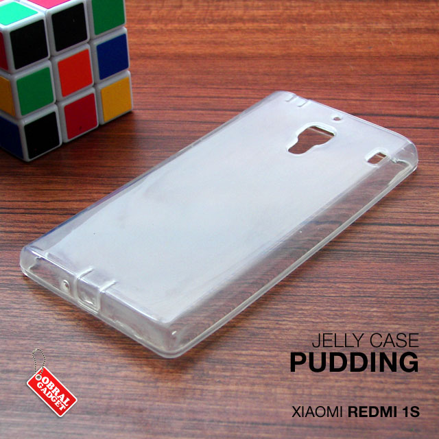 Anti Gores Glare Soft Silicon Jelly Hard Leather Flip Case Cover Xiaomi Redmi 1s Note