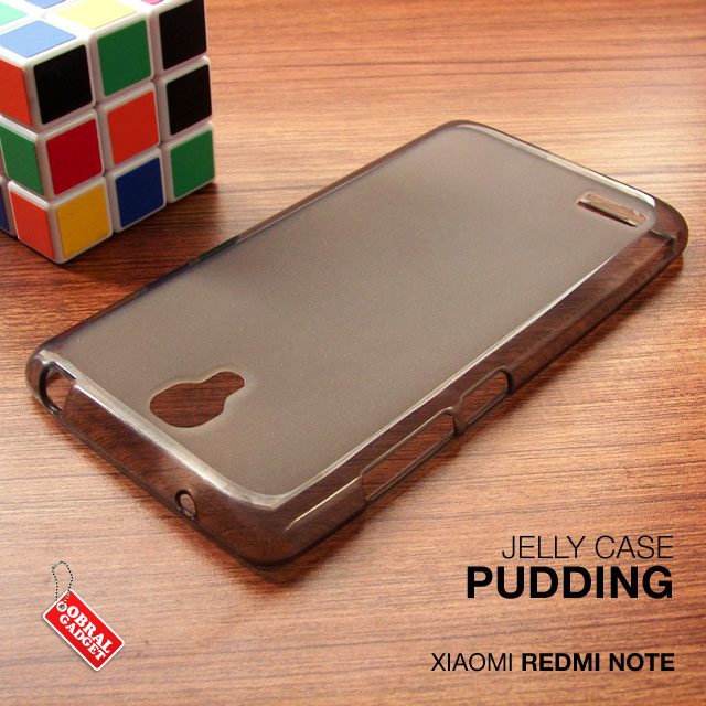 Anti Gores Glare Soft Silicon Jelly Hard Leather Flip Case Cover Xiaomi Redmi 1s Note