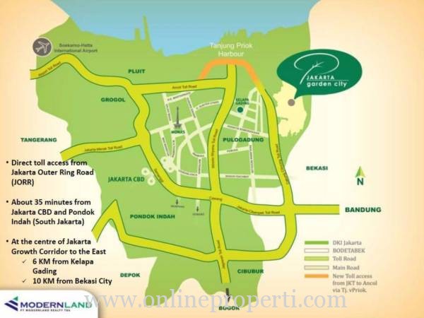 Cluster Termewah di Jakarta Garden City, Palm Spring Residences AG942
