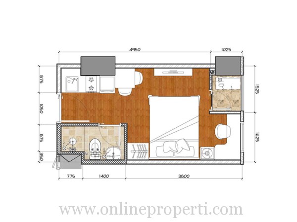 Dijual Apartemen Transpark Cibubur Type Studio MD566