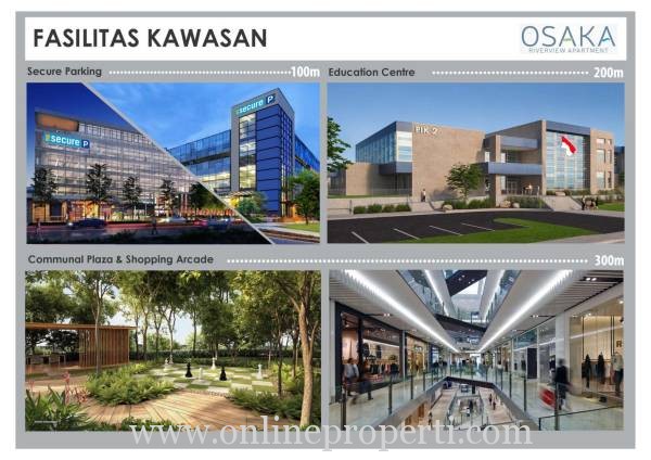 Apartemen Osaka Riverview PIK2 Sedayu Indo City MD564