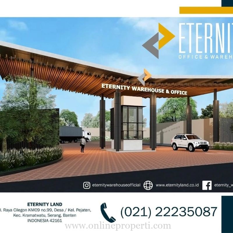 Eternity Warehouse & Office Modern di Jl Raya Serang-Cilegon MD816