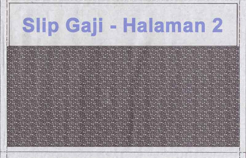 Terjual Jual Slip Gaji Confidential Continuous Form Carbonized 3 Ply