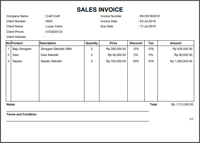 Freelancer Ini Contoh Invoice Perseorangan Ke Perusahaan