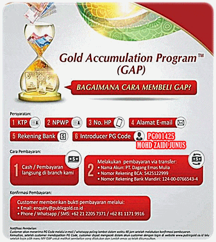 CARA INVESTASI EMAS BATANGAN PUBLIC GOLD INDONESIA