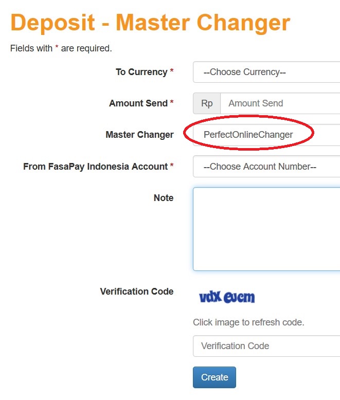 Changer Resmi WMZ PM OKPAY FASAPAY