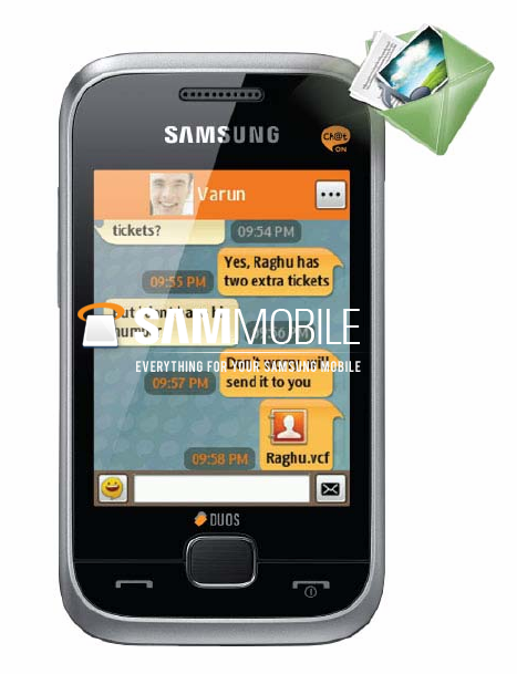 Jual samsung chat gt c3312 ( BU ) | Malang