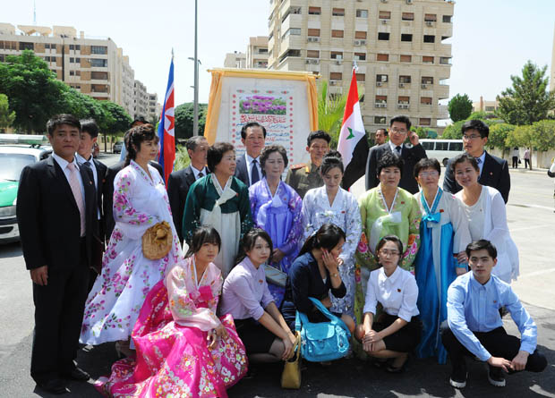 Ceremony for naming park after Kim Il-sung held in Damascus