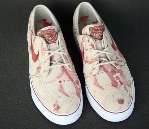 nike sb blood splatter