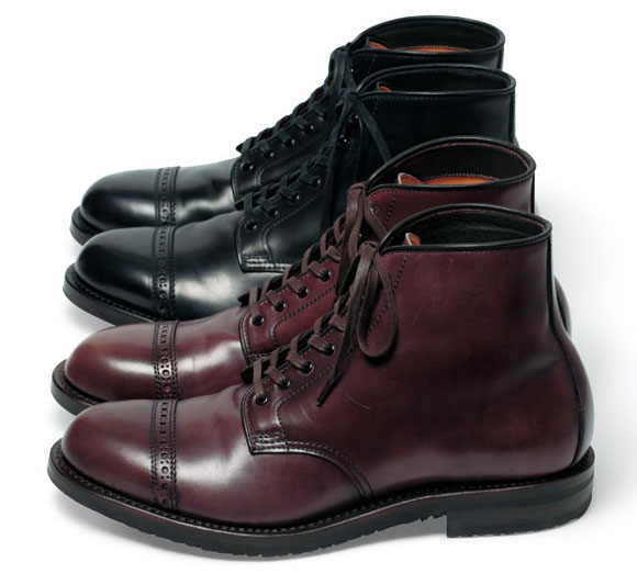 brogue cap toe boot