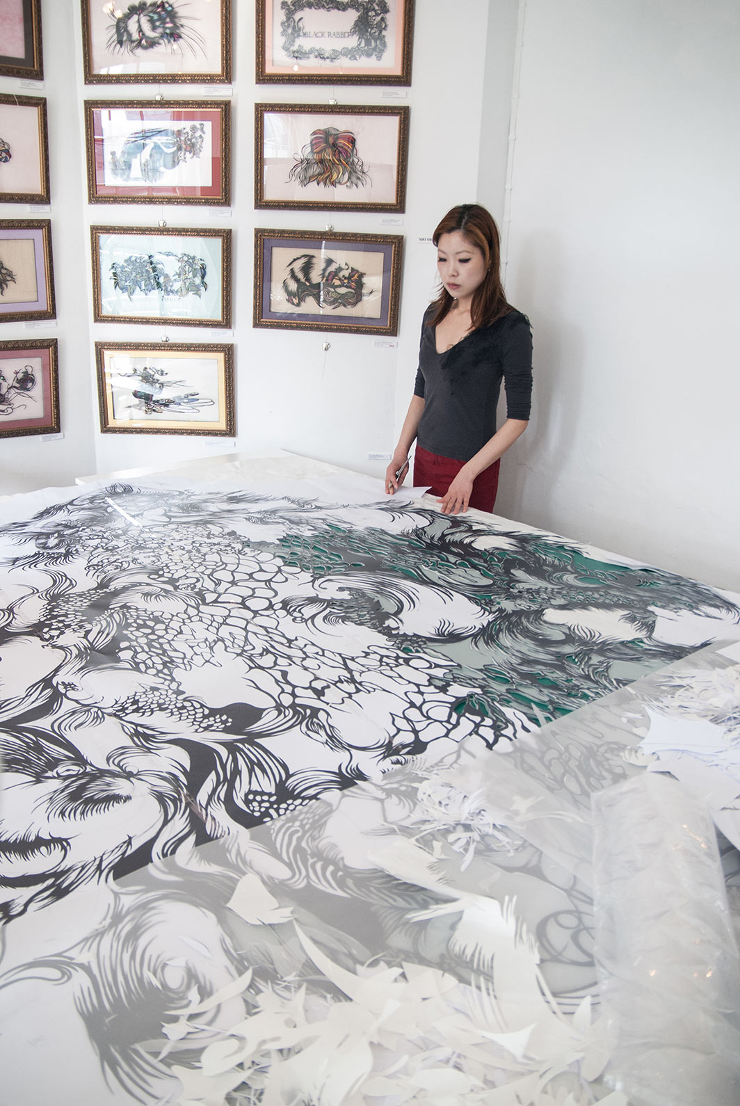 Nahoko Kojima &quot;Cloud Leopard&quot; : Merubah Kertas Menjadi Karya Seni Yang Menakjubkan
