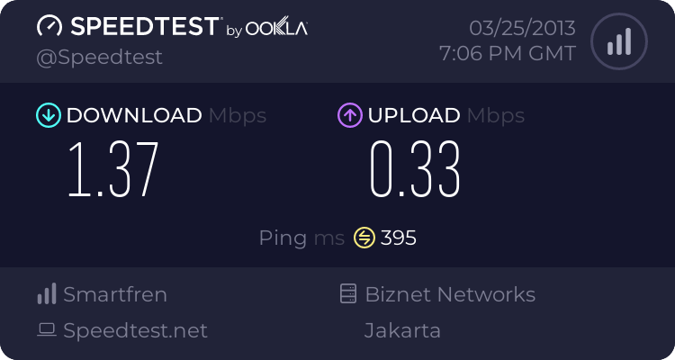 Yang Koneksi SMARTFREN nya mokat gan pake ini