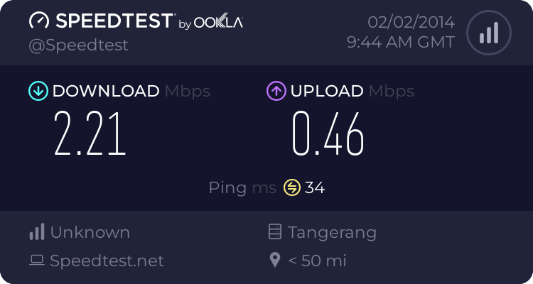 Mau Lihat Hasil Uji Speedtest Bolt 4G?