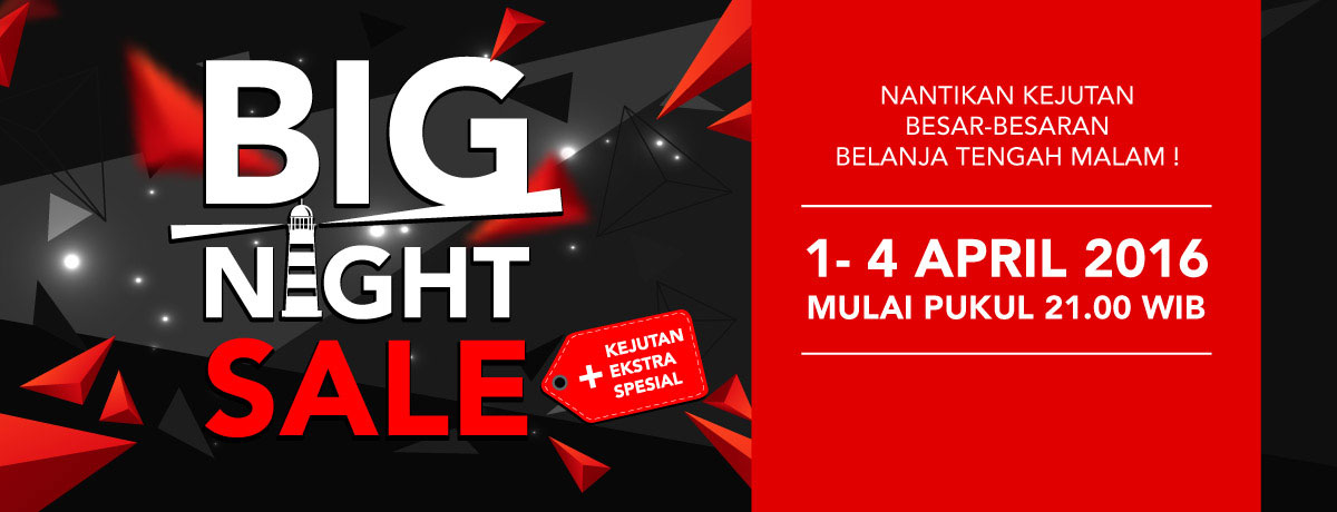 Nantikan Kejutan Belanja TENGAH MALAM - 1-4 April!
