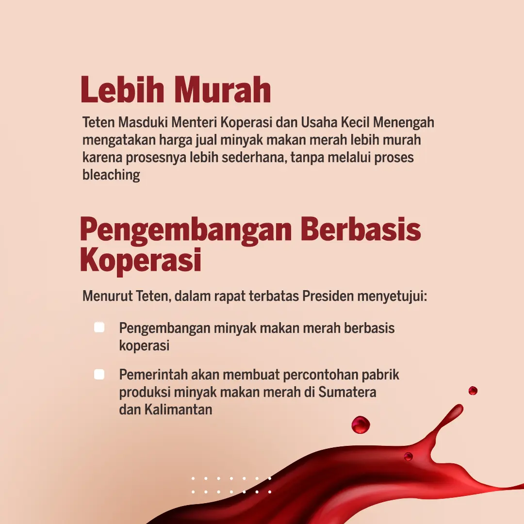 Minyak Makan Merah Lebih Sehat Dari Yang Curah, Kok Bisa?