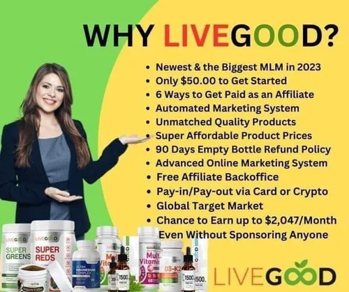 Bisnis Livegood MLM Baru dari USA siap Booming di Indonesia