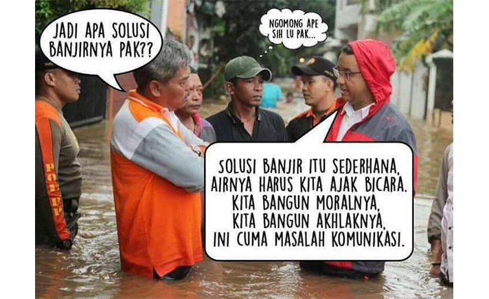 Sunat Anggaran Rp 500 M Anies Dianggap Tak Niat Atasi Banjir Jakarta, Benarkah?