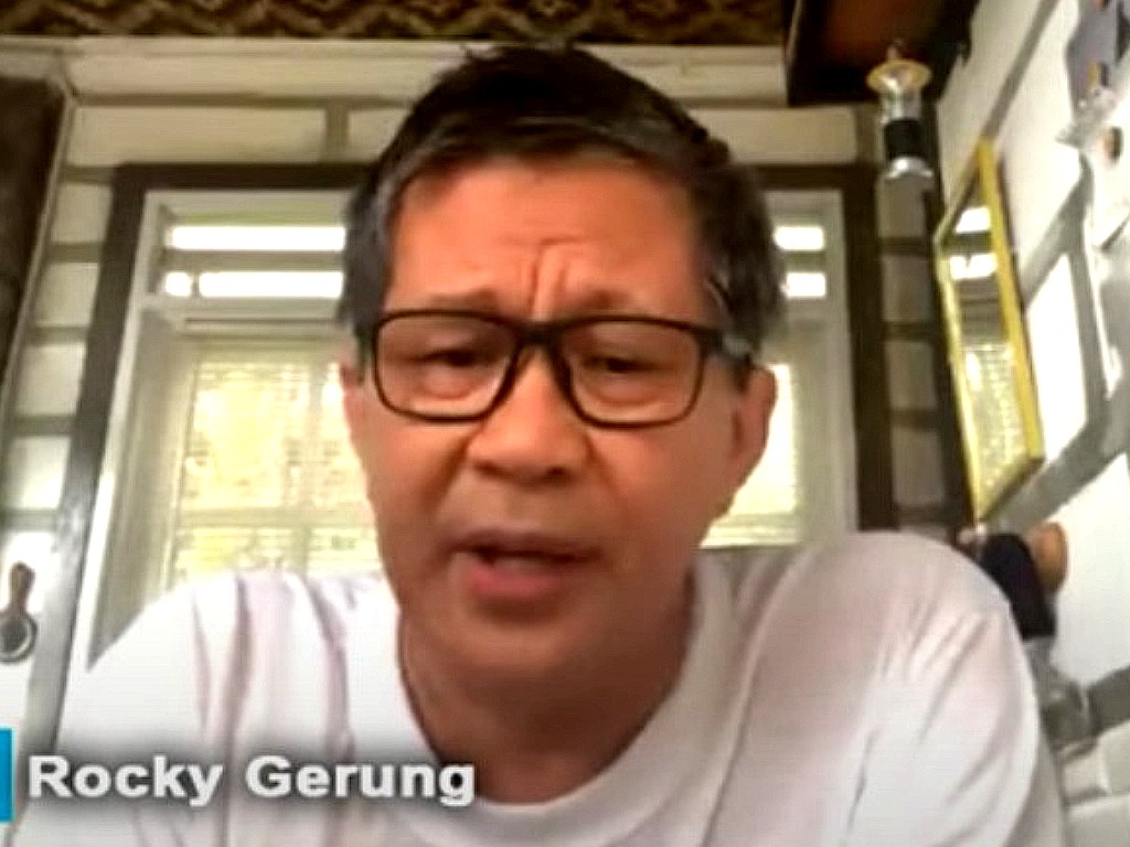 Rocky Gerung: Sandiaga Uno Menteri Ekonomi Kreatif Tanpa Kreativitas