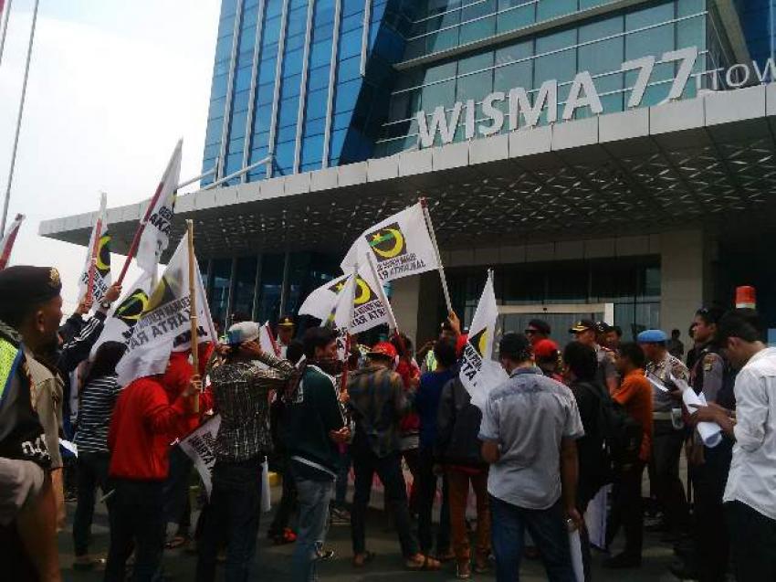 Merasa Ditipu, Massa GPI Menggelar Aksi Demo di Kantor Tokopedia